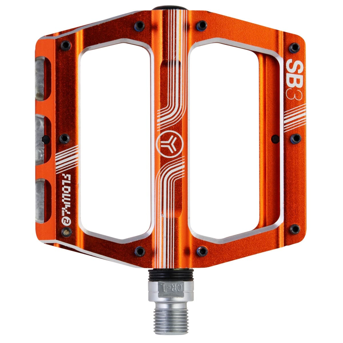 Pedali Piatti CNC Srudec Alluminio Multicolore 354g Con Perno Rimovibile