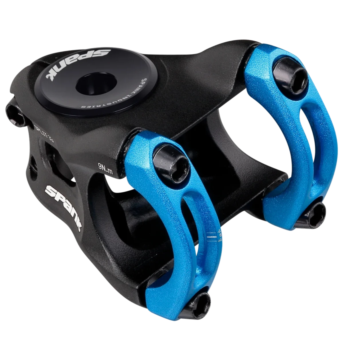Cucchiaio Spank 350 Stelo (Morsetto 35mm) 0d x 45mm Blu