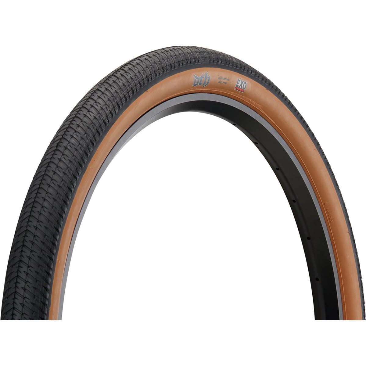 Pneu Maxxis DTH 26x2.15 – Tringle Souple, Protection EXO, Flanc Beige – Pour Mixte