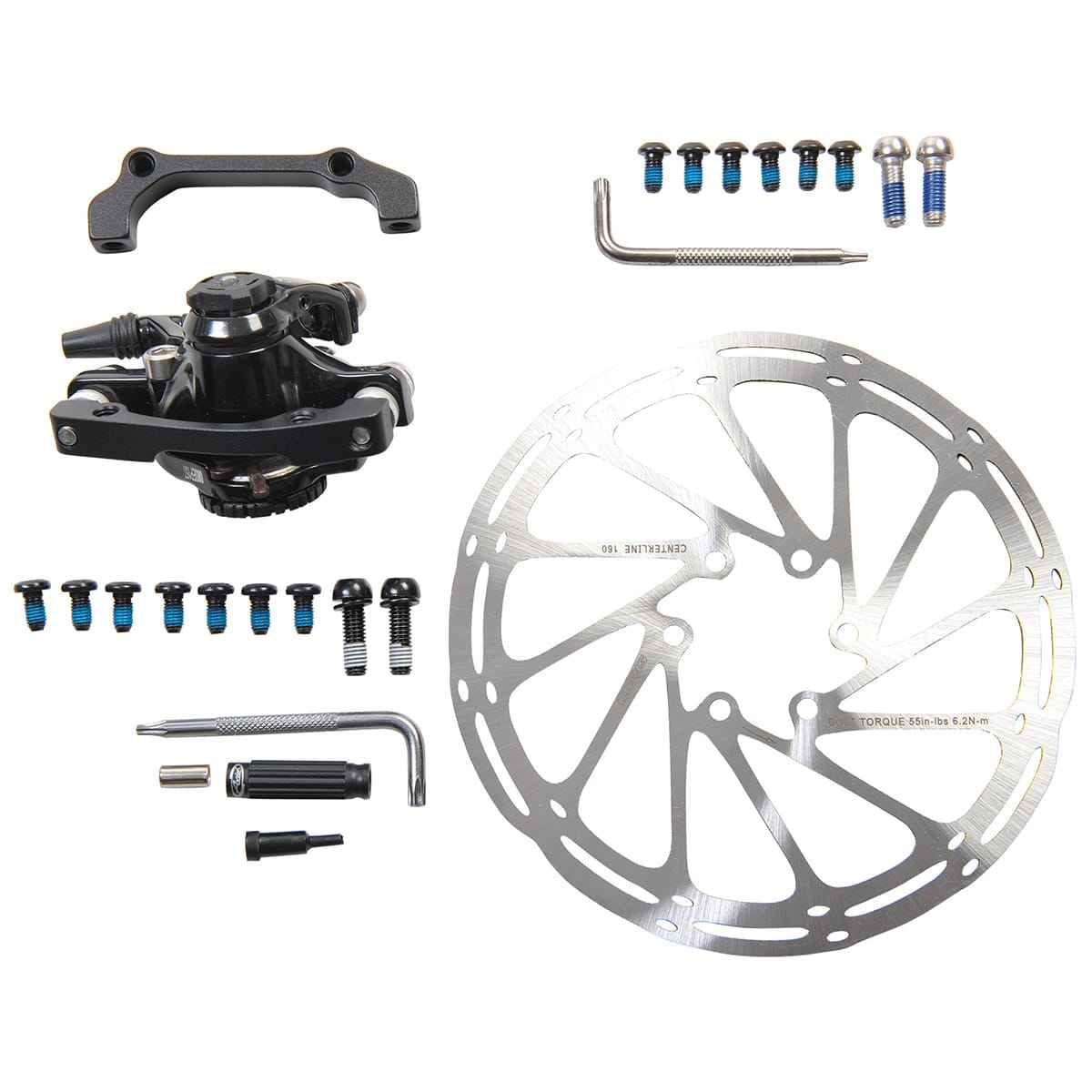 Pinza Freno Disco Mountain Bike | 160 Mm Anteriore/posteriore | Lega Alluminio