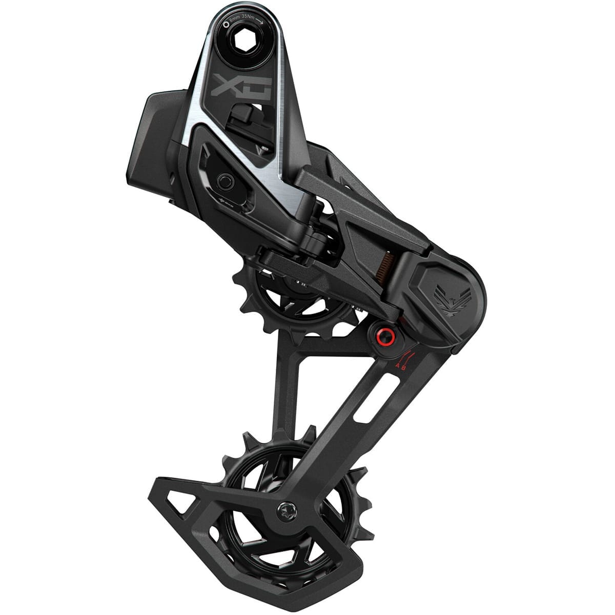 SRAM X01 DH Deragliatore Posteriore Tipo 2.1 – 7 Velocità, Tecnologia X-Horizon E Frizione A Rulli