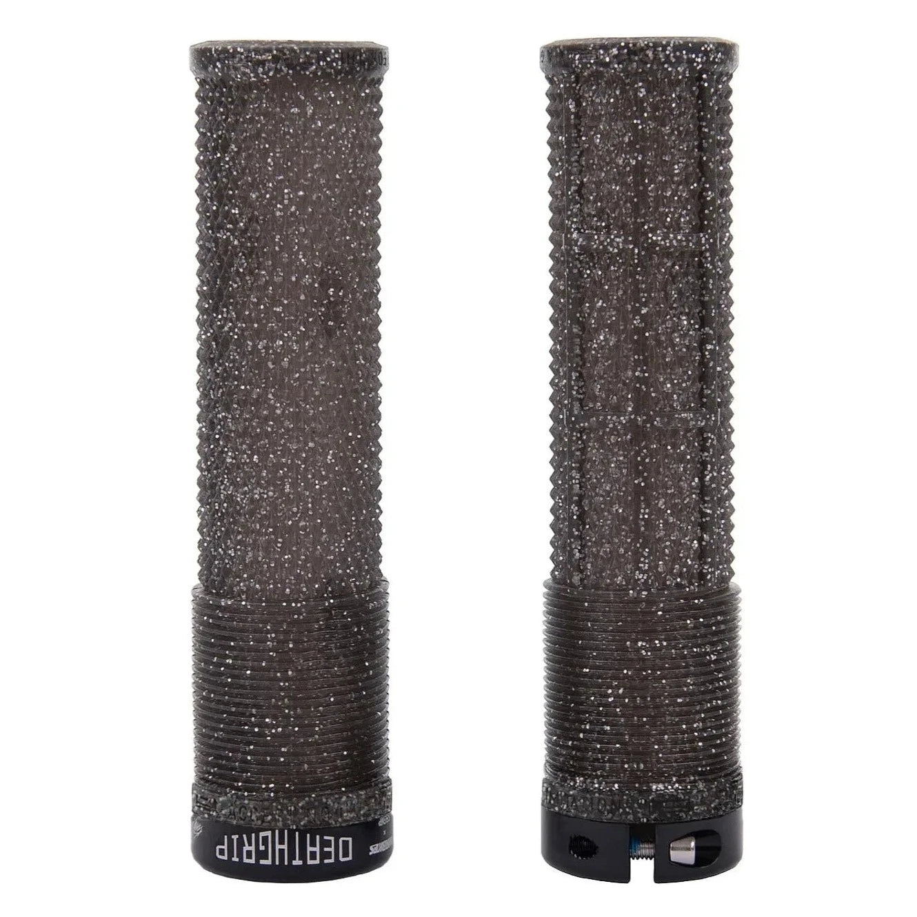 Impugnature MTB Lock-on Half-Waffle | Silicone Viola E Nero | Simili DMR Death | Manopole Bici