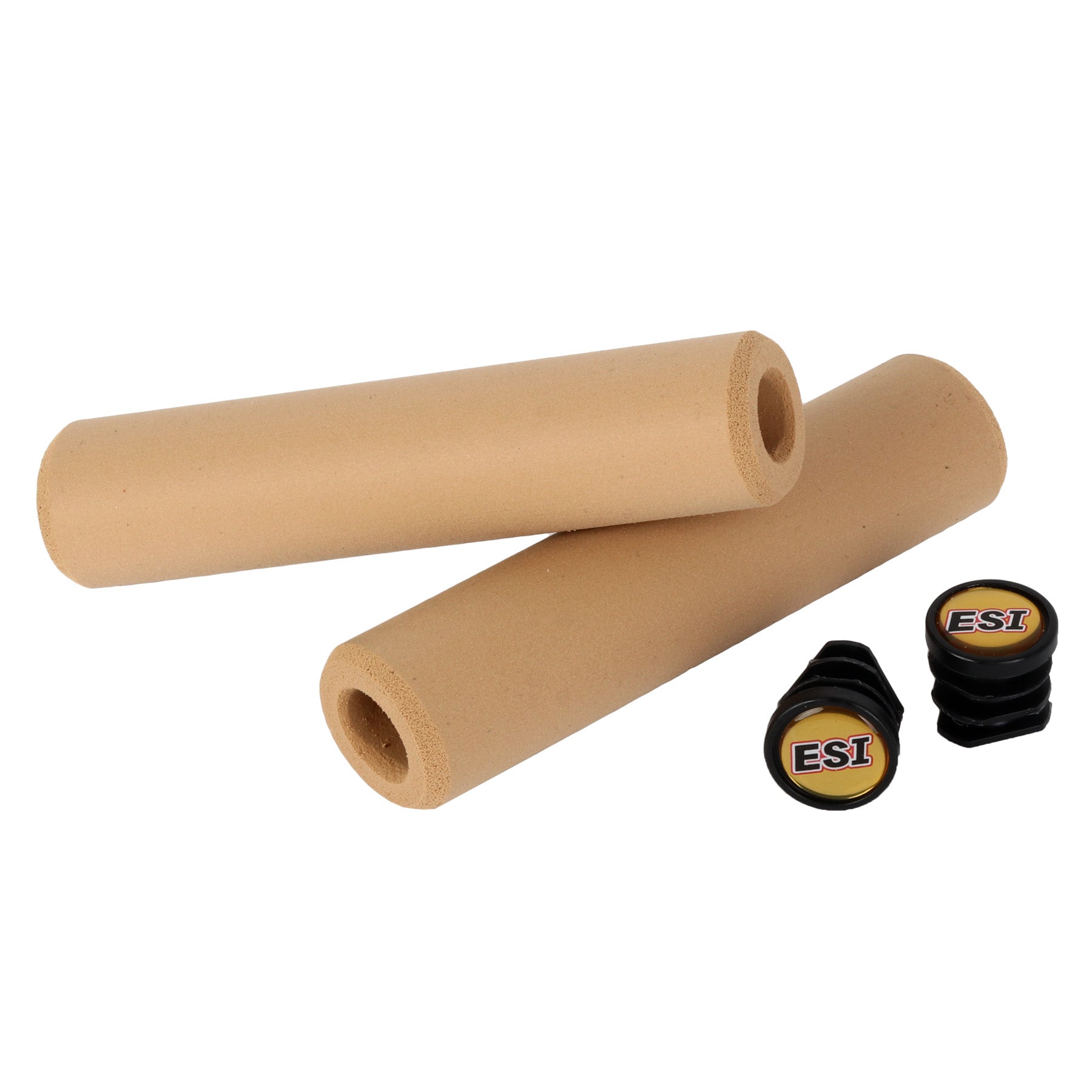 Manopole Manubrio ESI Fit XC 130mm &ndash; Silicone Blu Per Bici Mountain Bike E Strada