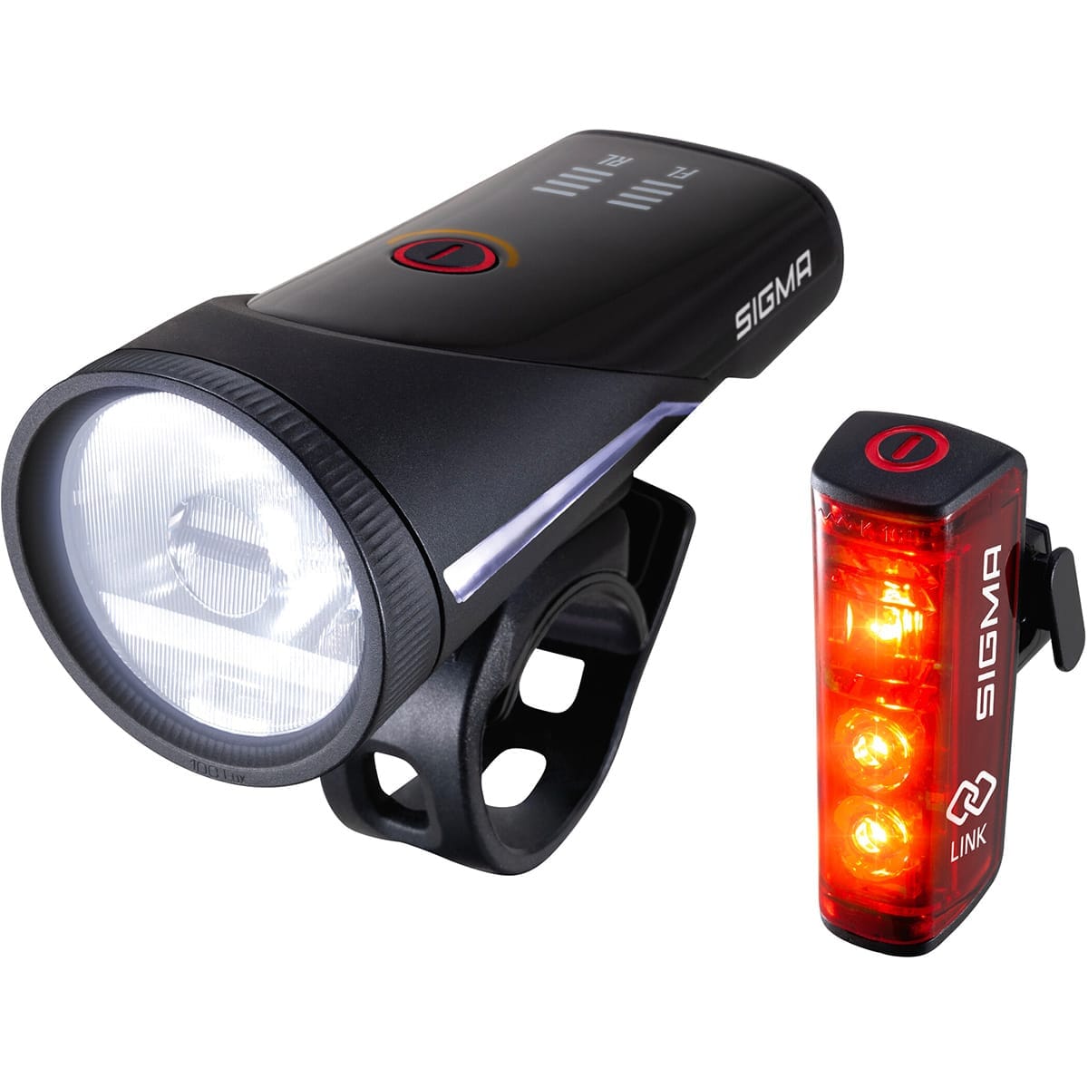 Illuminazione anteriore e posteriore SIGMA AURA 100 / BLAZE LINK