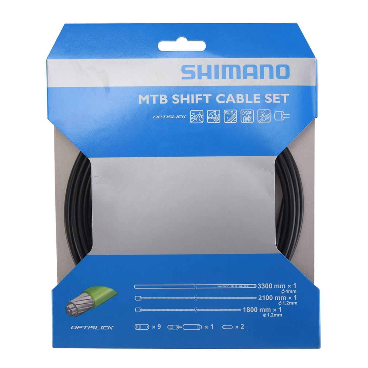 Shimano Optislick Derailleur Cable Stainless Steel, Low Friction