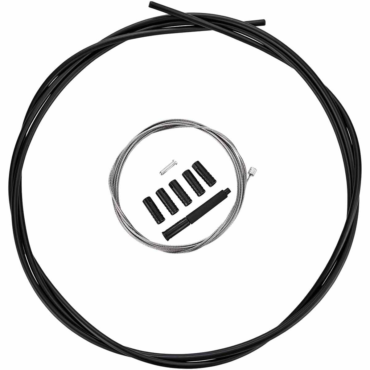 Shimano Set Cavi E Guaine Per Deragliatore Bici Da Strada – Inox, Nero