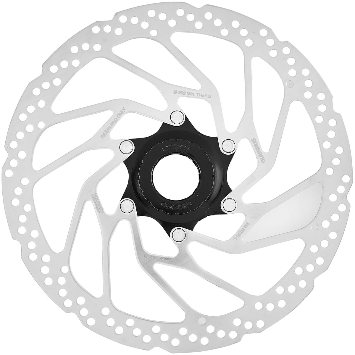 Disco Freno Shimano SM-RT30 Center Lock 160 Mm – Rotore In Acciaio Per MTB, Bici Elettriche, Strada