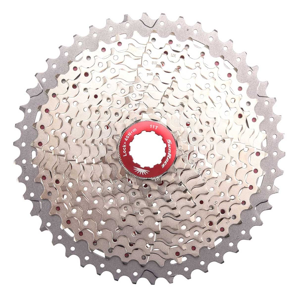 Cassete SUNRACE 11v 10-46 Preto/Vermelho CSMX9X XD - Racing Cycle | Venda de Componentes de Ciclismo