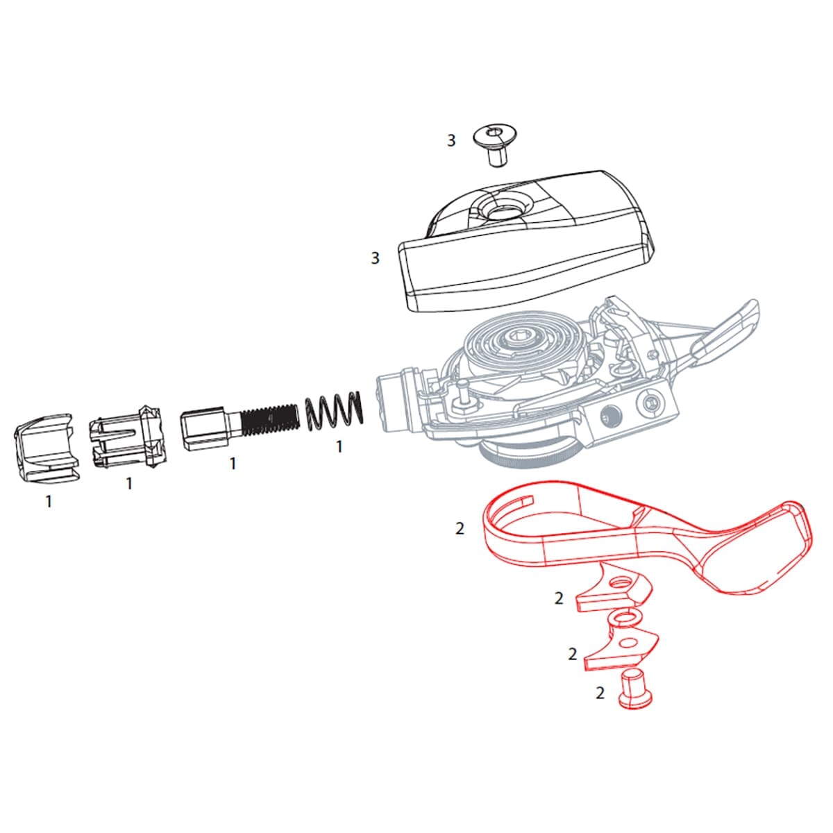 Short Shifter Acquista Il Cambio Sram XX1 Trigger 11 Velocità | Leve Cambio Posteriore Sram Xx1
