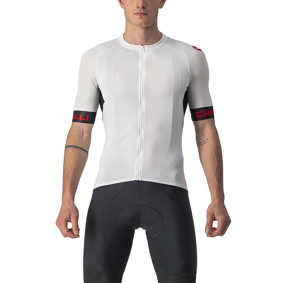 Castelli Maglia Ciclismo Entrata Vi Light Black/Dark Gray Uomo