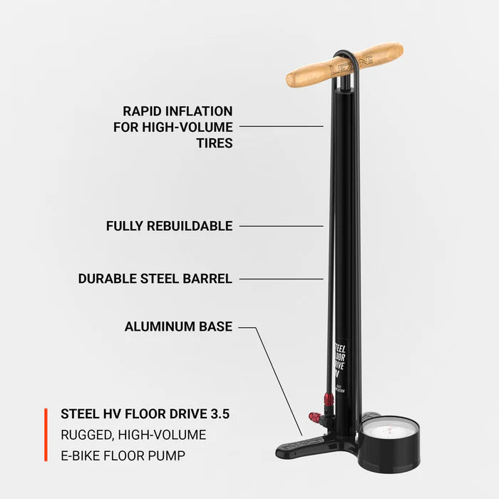 Pompe à pied Lezyne Macro Floor Drive DV | Deporvillage Pompe à pied Lezyne Macro Floor Drive DV | Deporvillage