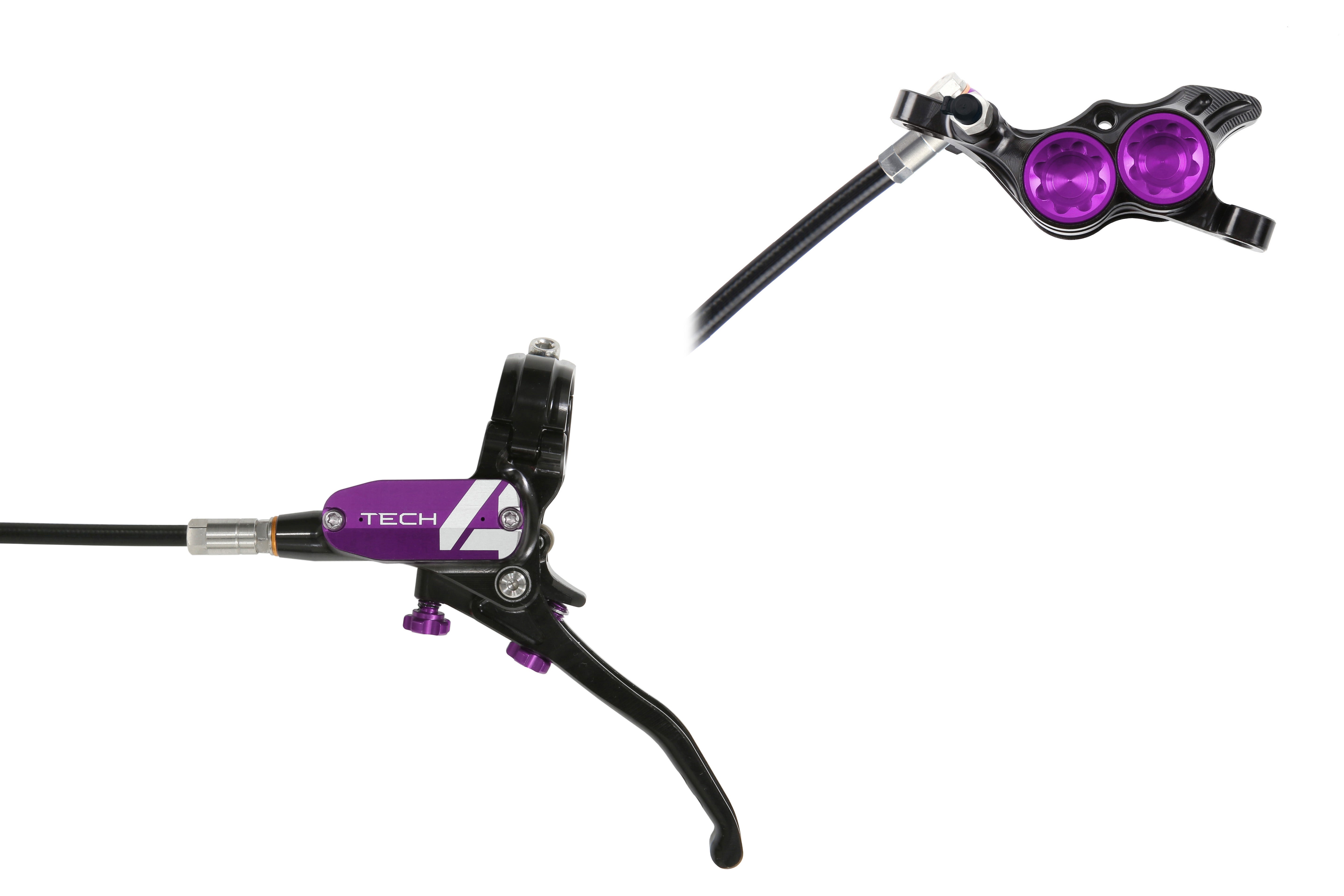 Kit Freno Idraulico Hope Tech 4 E4 – Tubo Intrecciato Senza Rotore